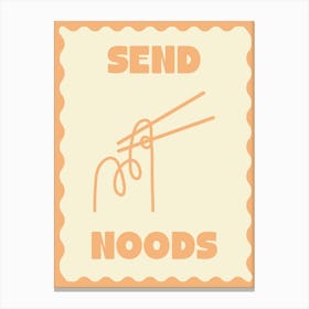 Send Noods Canvas Print