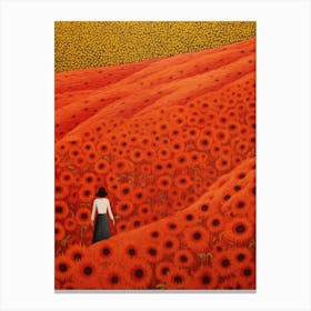 Poppies 12 Canvas Print