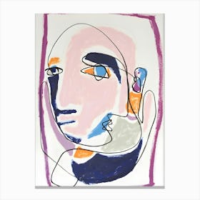 Pablo Picasso Abstract Portrait Canvas Print