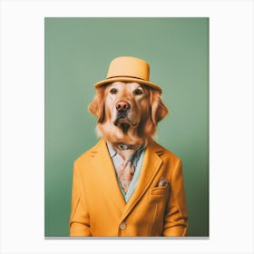 A Golden Retriever Dog 3 Canvas Print