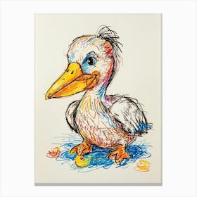 Pelican 6 Canvas Print