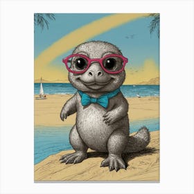 Otto The Otter Canvas Print