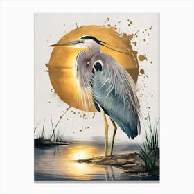 Features stunning watercolor and ink illustrations. Canvas Print