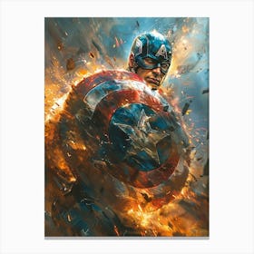 Captain America 34 Canvas Print