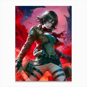 Attack On Titan 12 Canvas Print