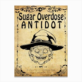 Sugar Overdose Antidote Canvas Print