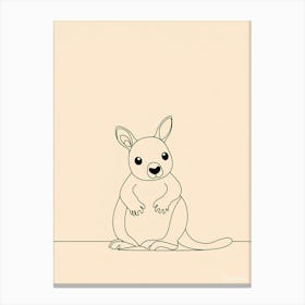 Kangaroo 1 Canvas Print