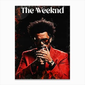 the Weeknd 3 Canvas Print