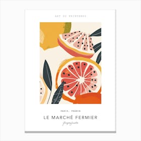 Grapefruits Le Marche Fermier Poster 1 Canvas Print