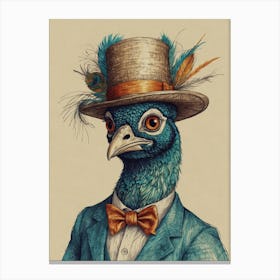 Peacock 25 Canvas Print