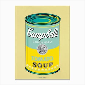 CAMPBELL´S SOUP YELLOW | POP ART Digital creation | THE BEST OF POP ART, NOW IN DIGITAL VERSIONS! Prints with bright colors, sharp images and high image resolution. Canvas Print