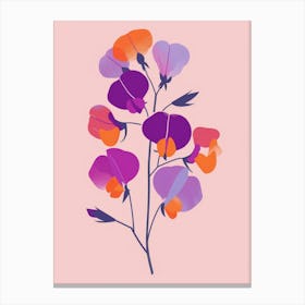 Sweet Peas Canvas Print