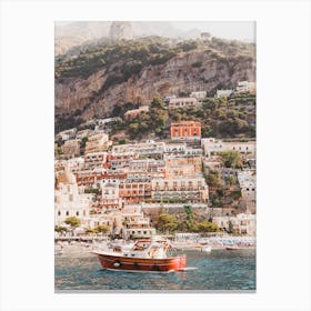 View of Positano Clift Canvas Print