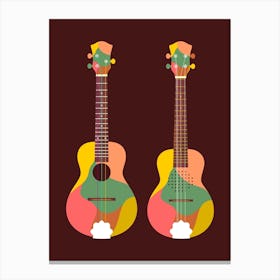 Keroncong Cak and Cuk Musical Instruments Canvas Print