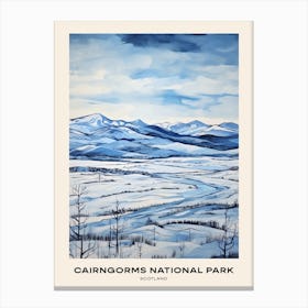 Cairngorms National Park Scotland 3 Poster Canvas Print