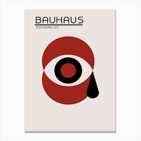 Bauhaus Minimalist 7 Canvas Print