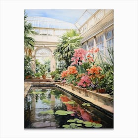 Longwood Gardens Usa Watercolour 2 Canvas Print