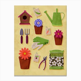 Gardening Canvas Print