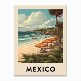 Vintage Travel Poster Mexico 4 Canvas Print