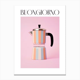 Moka Espresso Italian Coffee Maker Buongiorno 4 Canvas Print