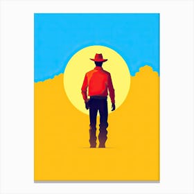 Cowboy Canvas Print