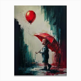 Red Balloon Canvas Print