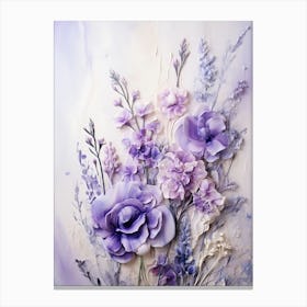 Watercolor Flowers 2 Canvas Print