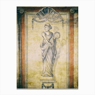Classical Lady Canvas Print