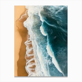 Aerial View Of A Beach 108 Canvas Print