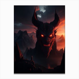 Demon (1) Canvas Print