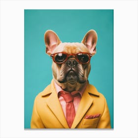 A French Bulldog Dog 1 Canvas Print