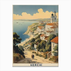 Vintage Kerch Ove Les Palmers Art Print 1 Canvas Print