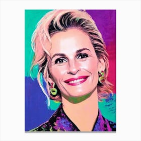 Julia Roberts Pop Movies Art Movies Canvas Print