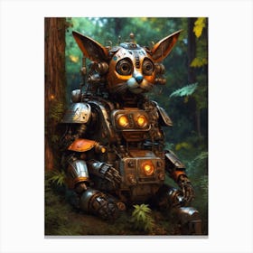 Steampunk Cat Canvas Print