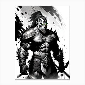 Dwarven Warrior 2 Canvas Print