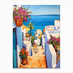 Hammamet Tunisia 2 Fauvist Painting Canvas Print