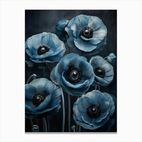 Blue Flowers 3 Canvas Print