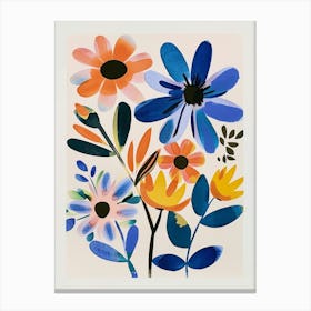 Painted Florals Cineraria 1 Canvas Print