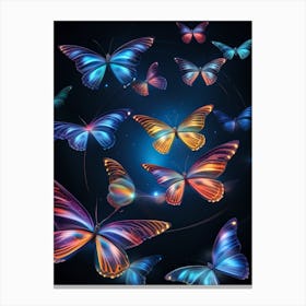 Colorful Butterflies 10 Canvas Print