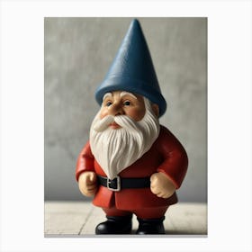 Santa Gnome Canvas Print