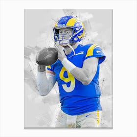 Matthew Stafford Los Angeles Rams Canvas Print