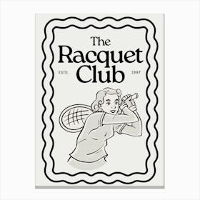 Racquet Club Canvas Print