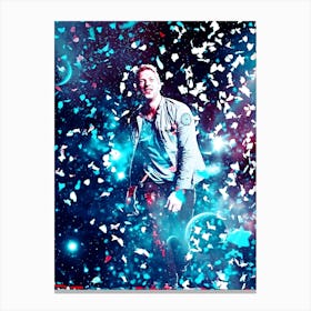 coldplay chris martin 3 Canvas Print