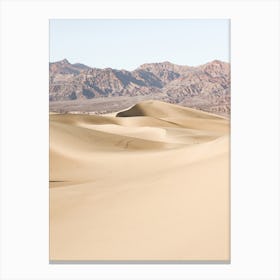 Dunes Of Death Valley Canvas Print