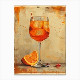 Aperol Spritz Art Print 206 Canvas Print