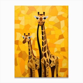 Giraffes 1 Canvas Print