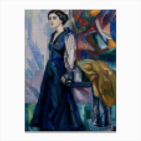 Portrait Of Mrs Canvas Print