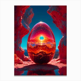 Saturn Egg Canvas Print