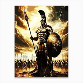 muscle Spartan 300 Warrior movie 2 Canvas Print