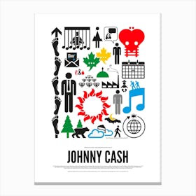 Johnny Cash Canvas Print